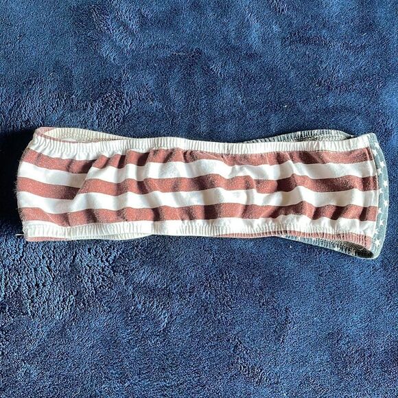 USA Stars and Stripes Bandeau - Cream, Red, Navy - Picture 3 of 7